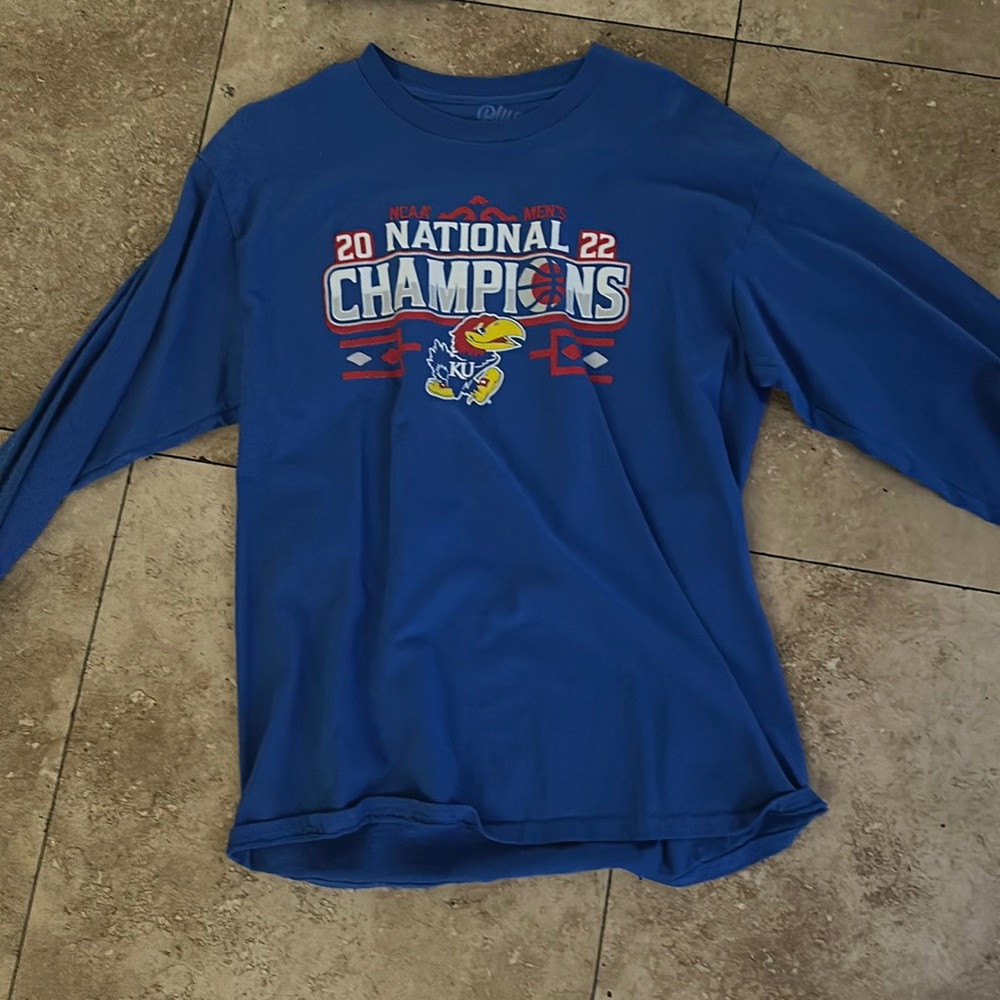Long Sleve Kansas National Champion t shirt